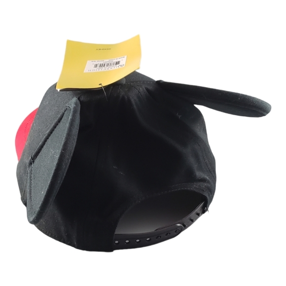 Disney Youth It's Mickey Ear Baseball Cap Hat, Black Red - Picture 5 of 7